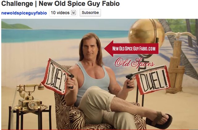 challenge Fabio OldSPice